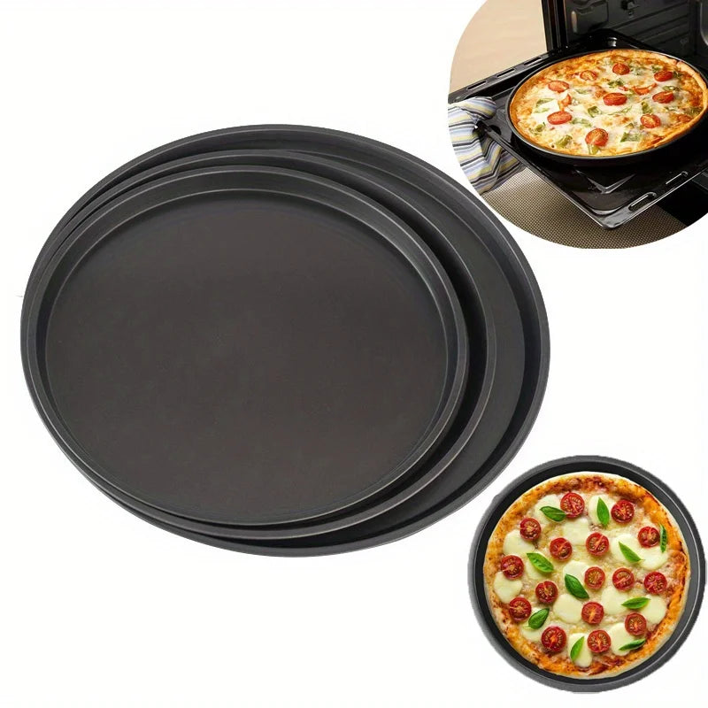 Nonstick Pizza Pan Carbon Steel Round Baking Tray