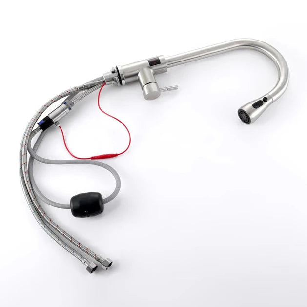 Sensor Touch Digital Sink Faucet Pull Down Sprayer