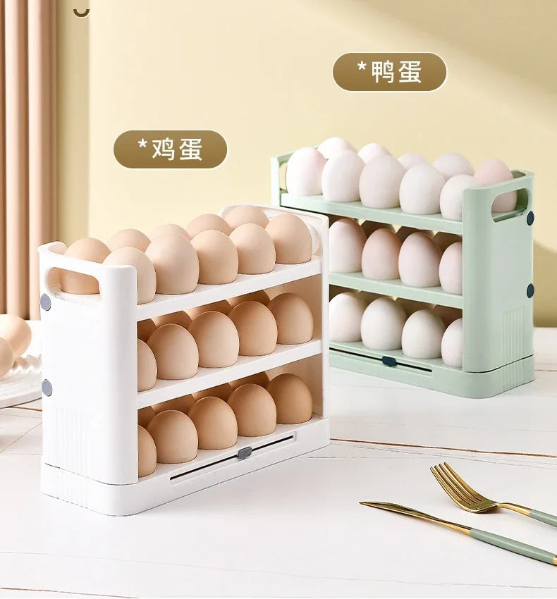 Egg Holder Refrigerator Detachable Egg Storage Organizer