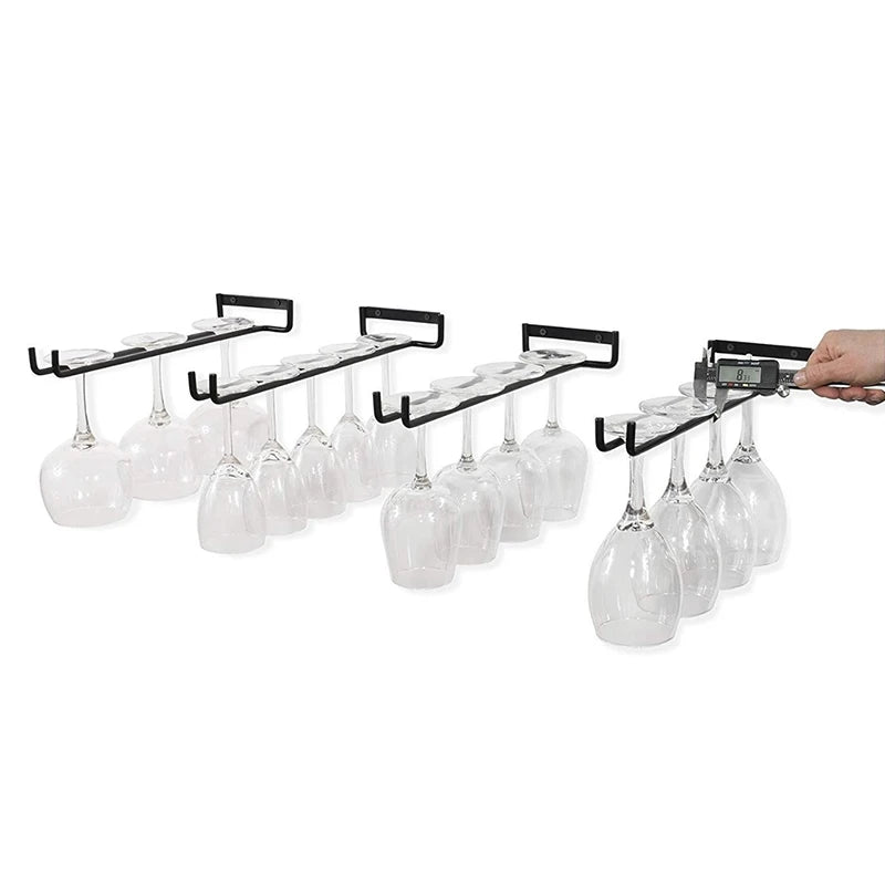 1pc Iron Wall Mount Wine Glass Rack Hanging