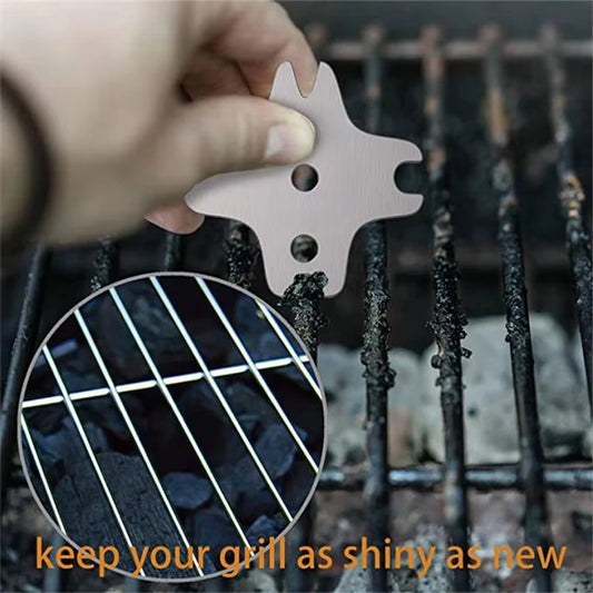 Metal Bbq Grills Grate Cleaner Cleaning Barbecue Scraper
