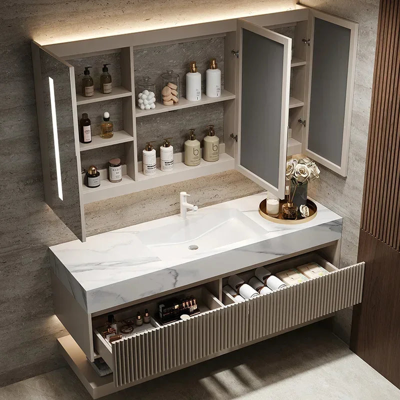 Combination Organisers Bathroom Cabinet Storage Basin Countertop