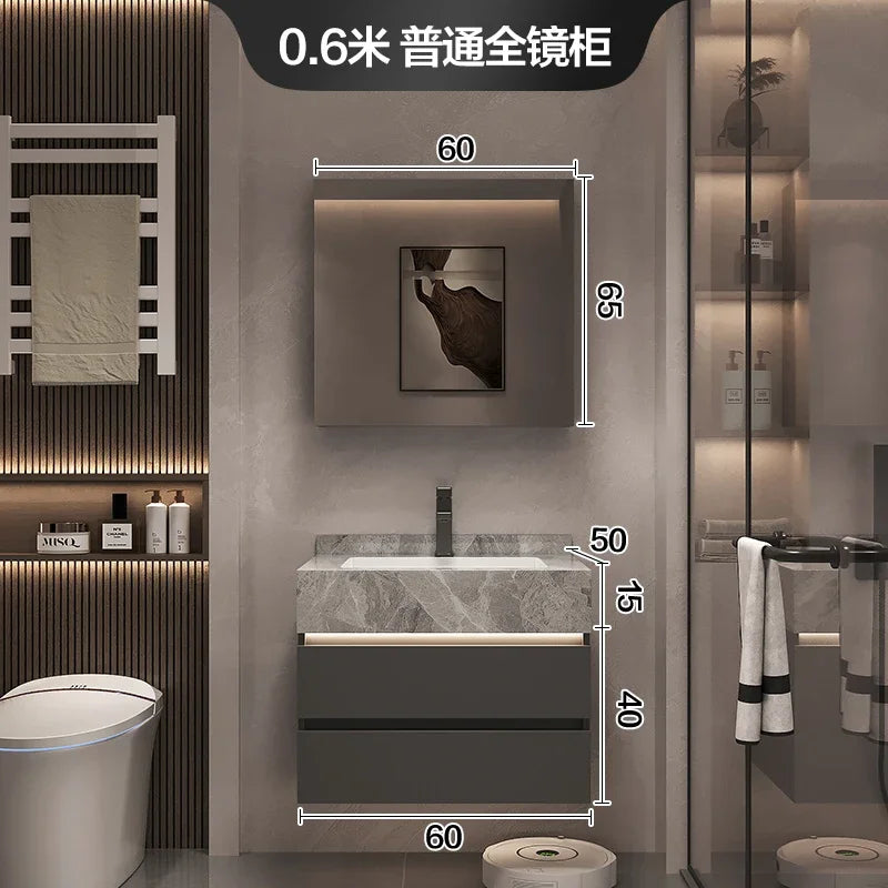 Paper Drawers Bathroom Cabinet Organizer Storage Mirror Toilet