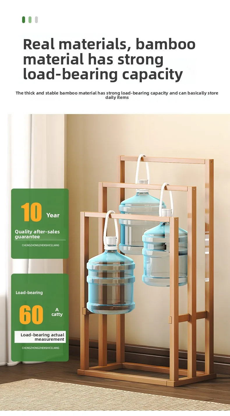 Nordic Style Simple Bamboo Clothes Drying Rack Bathroom