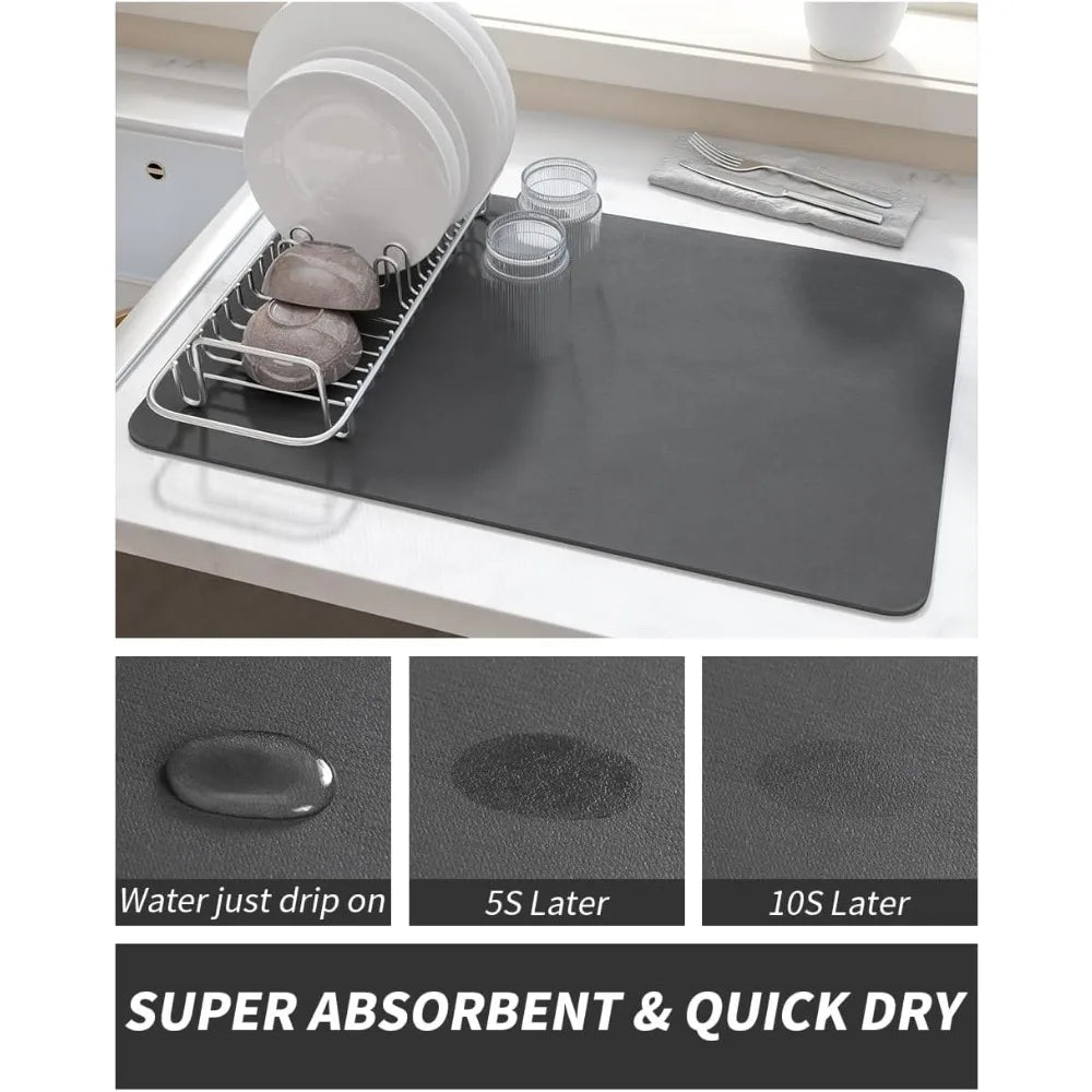 Dish Drying Mat 11x16 Inch Dish Drying Mats