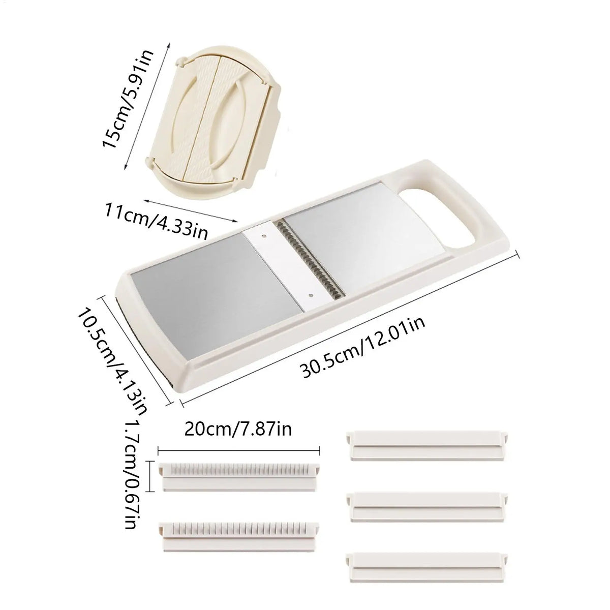 Ergonomic Handheld Vegetable Cutter Safe Food Chopper Slicer