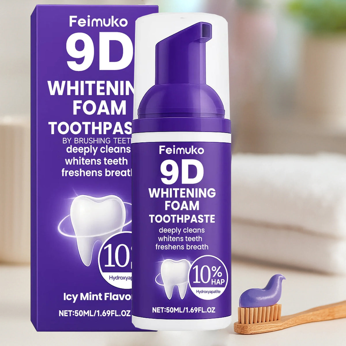9d White 10 Hydroxyapatite Toothpaste Professional Dental Gel