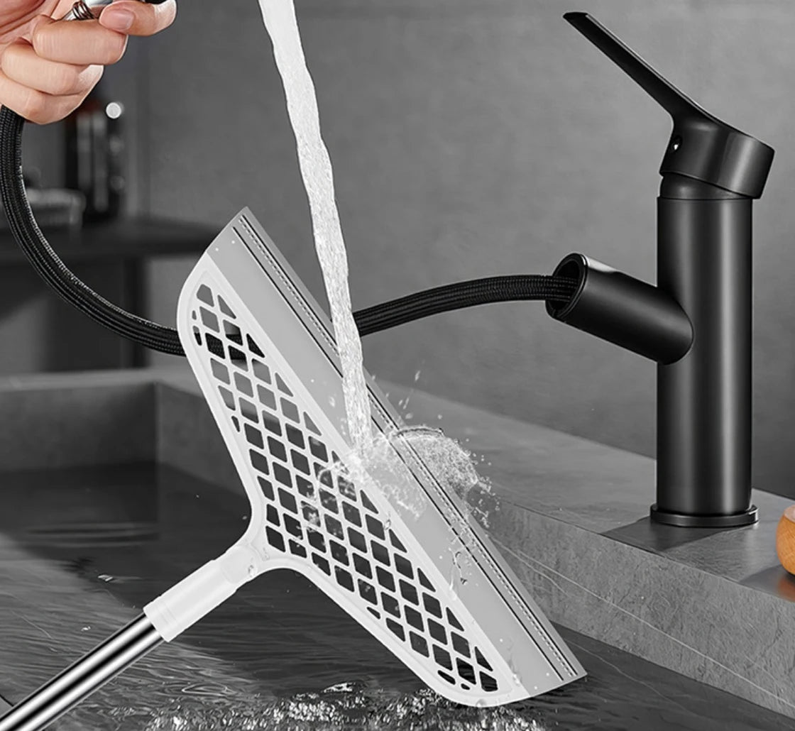 Silicone Scraper Broom Magic Wiper High Place Glass