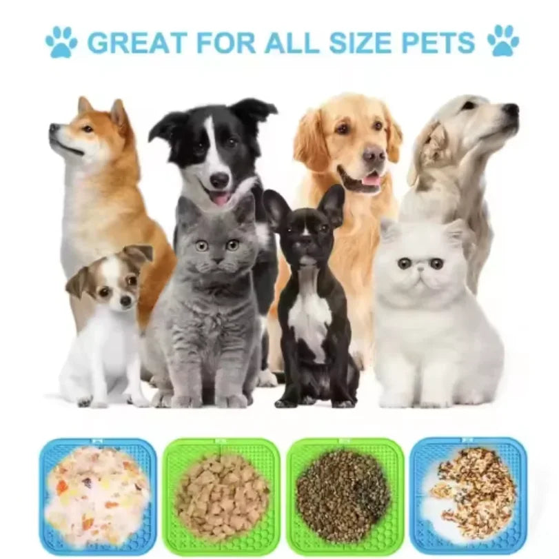 Pet Lick Silicone Mat Dogs Pet Slow Food