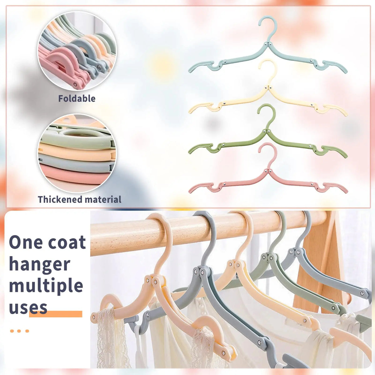 Folding Clothes Hangers Travel Cruise Ship Essentials Drying
