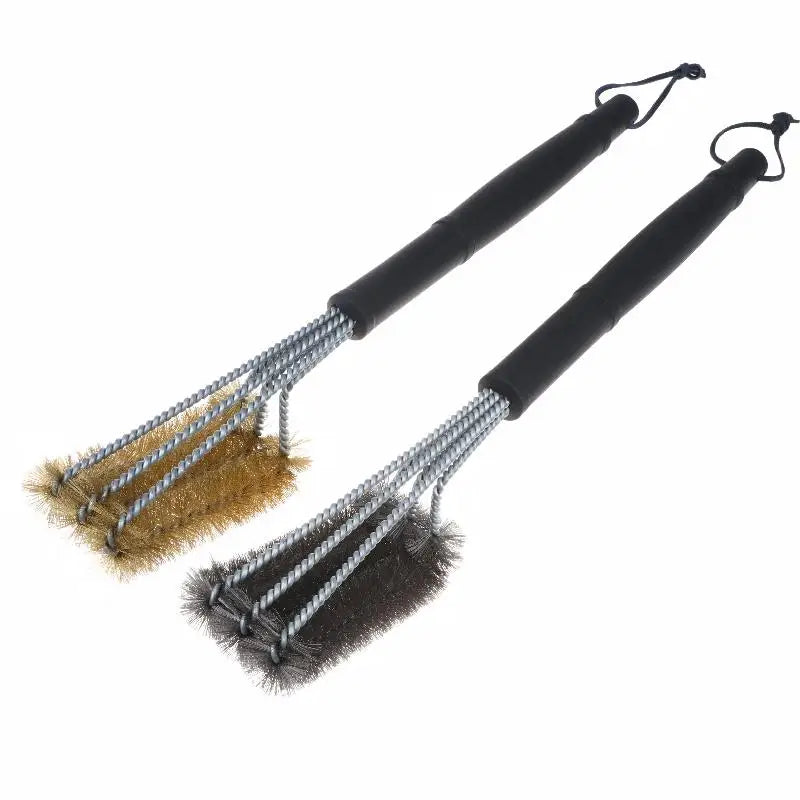 Grill Cleaning Brush Rust Resistant Metal Bbq Scrubber