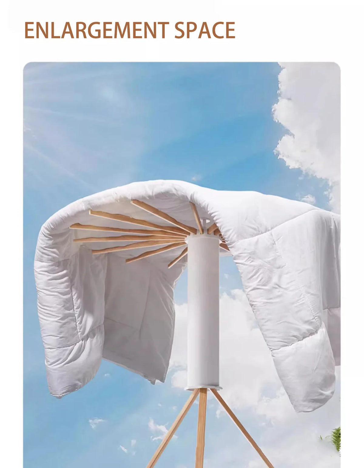 Folding Drying Rack Floor Standing Swivel Laundry Rack