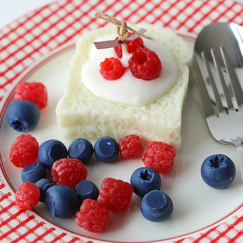 3d Blueberry Raspberry Shape Silicone Mold Sugar Craft