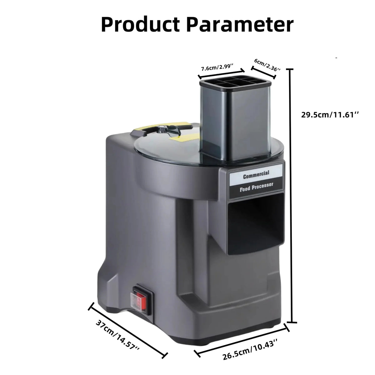 Electric Vegetable Slicer - Fully Automatic Shredding Dicing