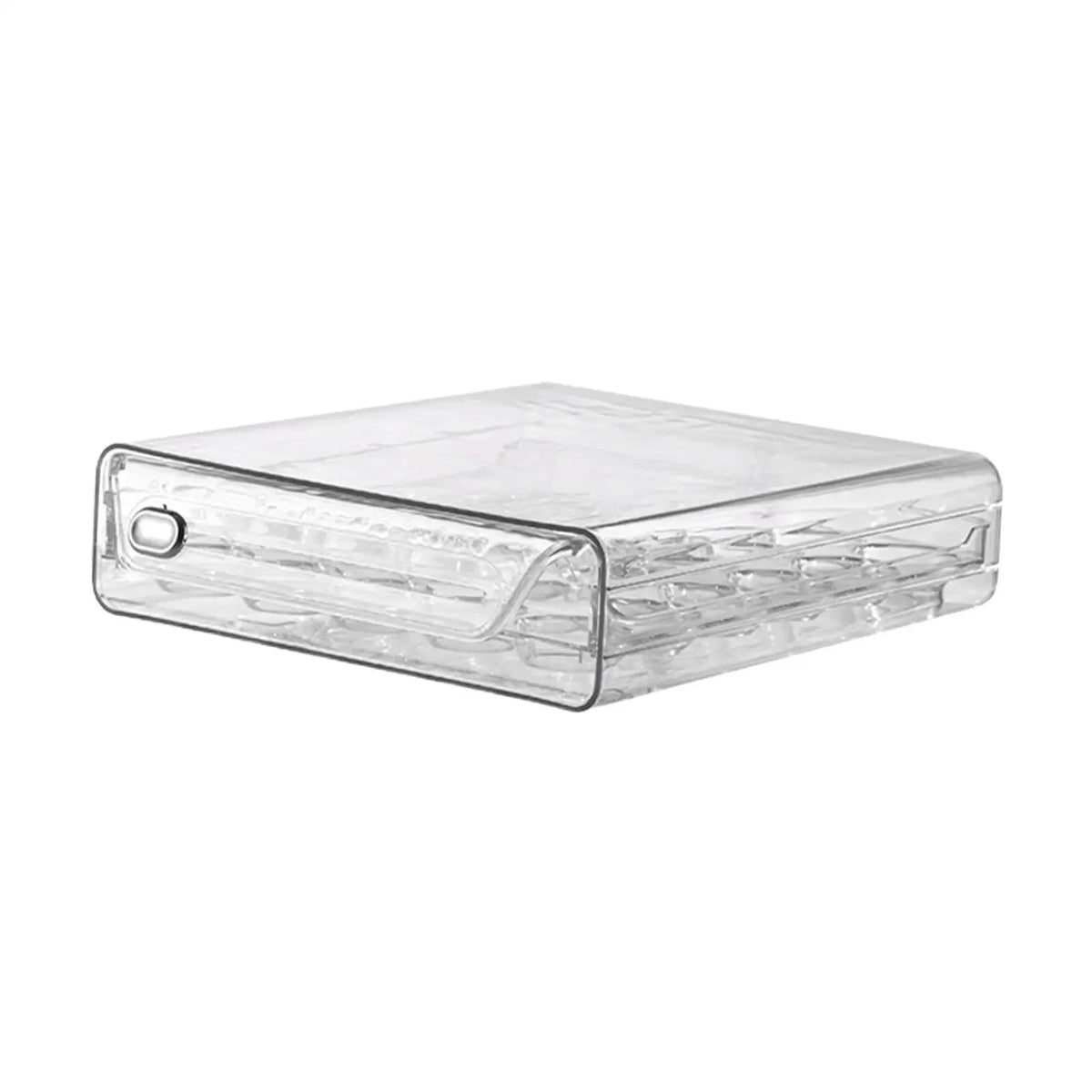 Eggs Organizer Drawer Transparent Egg Holder Double Layers
