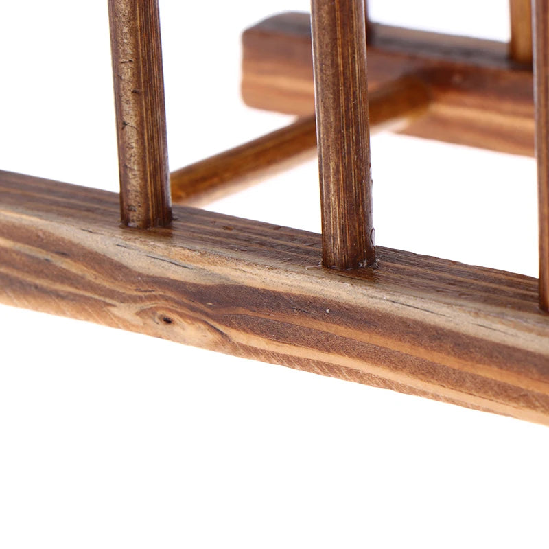 Wooden Dish Drainer Rack Plate Dish Drying Rack