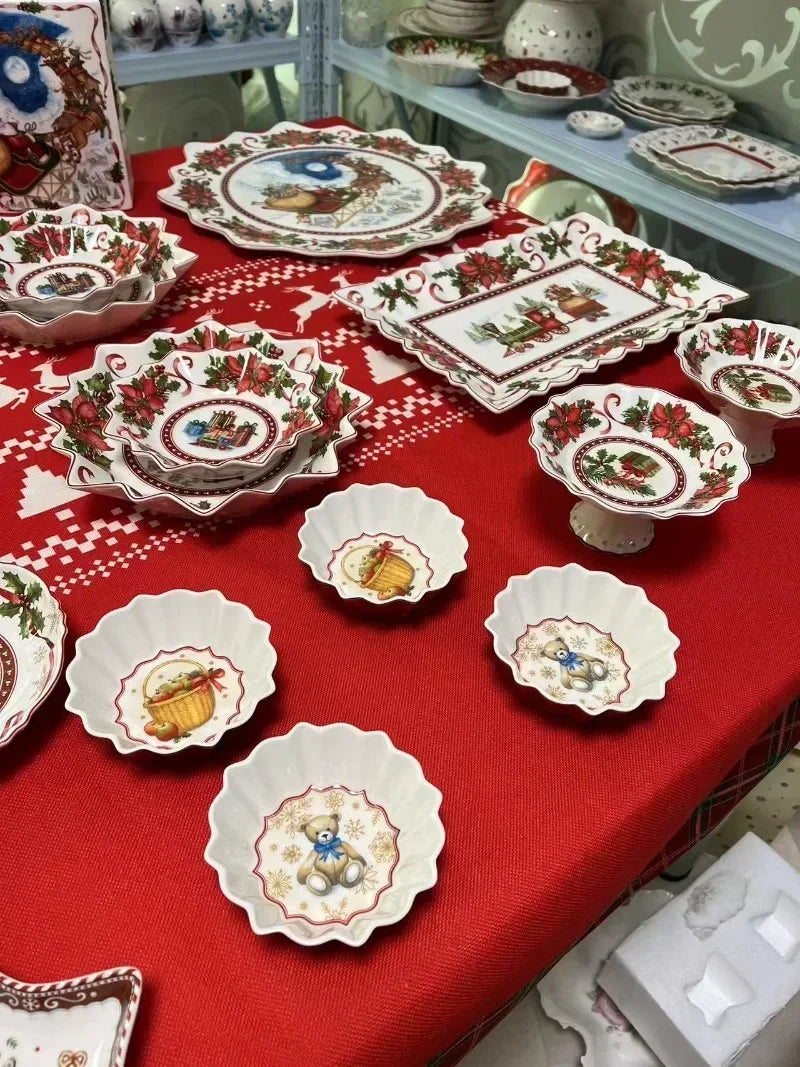 Selling German Bao Tableware Christmas European Dinner Plate