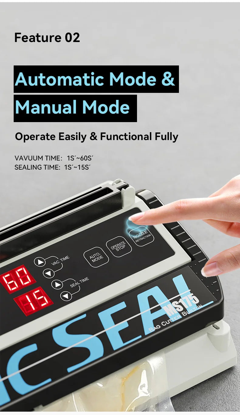 Magic Seal Ms175 Vacuum Sealer Machine Sous Vide