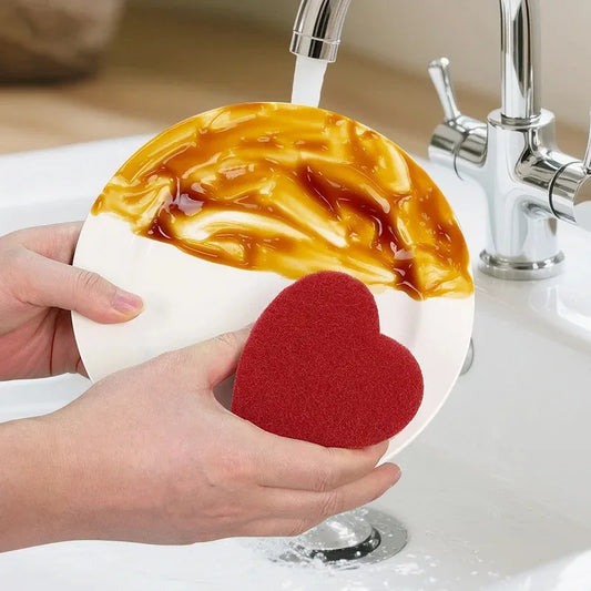 2/4/6pcdual Sided Non Scratch Dish Sponge Long Lasting
