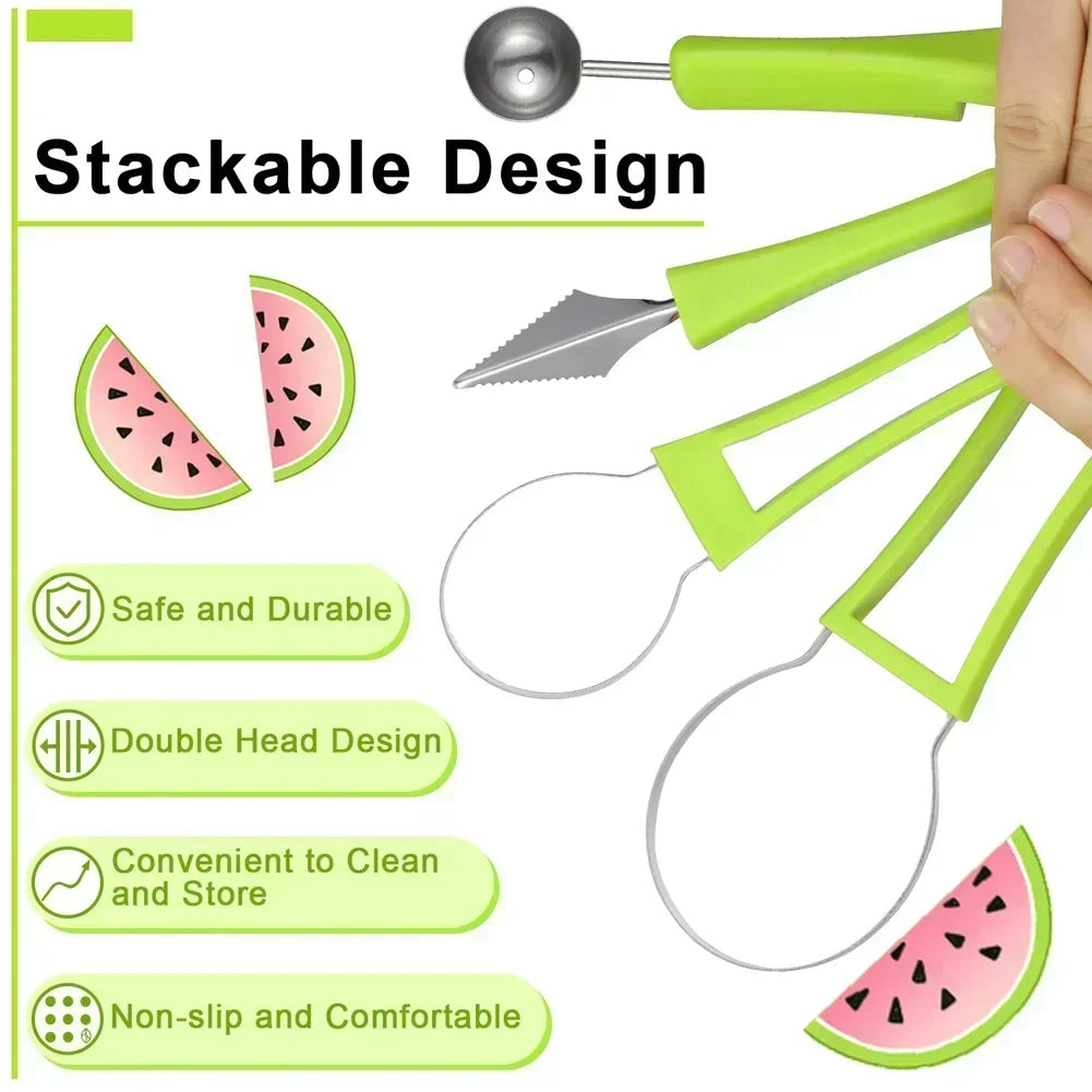 In Melon Cutter Scoop Fruit Carving Knife Fruit