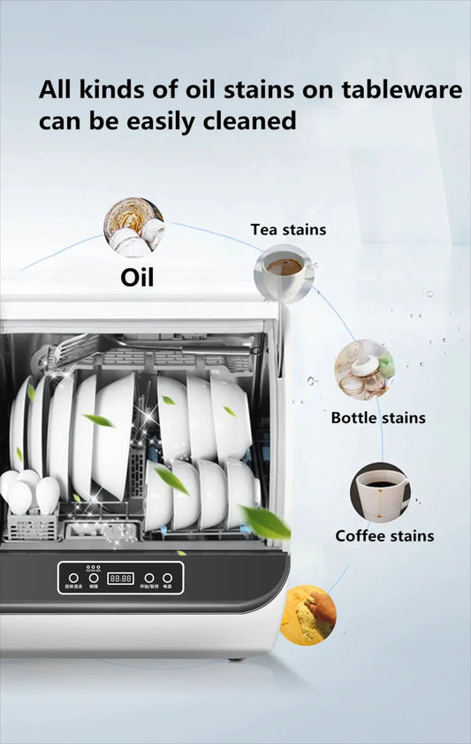 Dishwasher Automatic Dishwasher Drying Multi-Function Flume