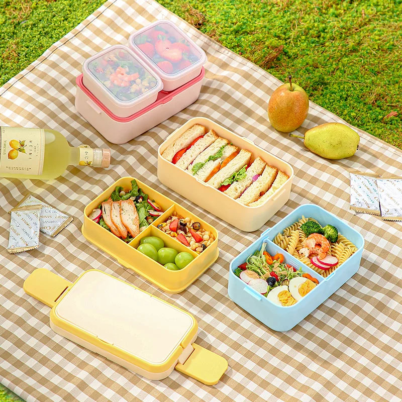 Magic Bento Box Double Layer Lunch Box Meal