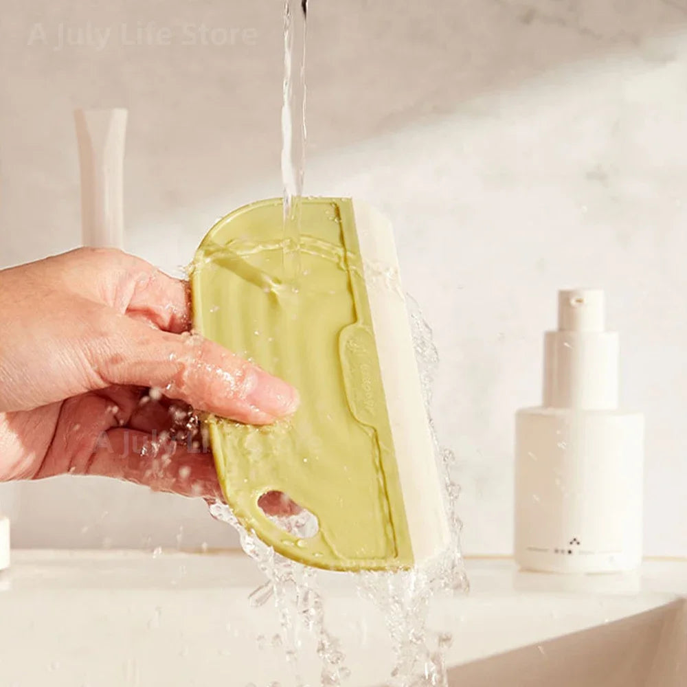 Non-Scratch Soft Silicone Handy Squeegee Sink Countertop Squeegee