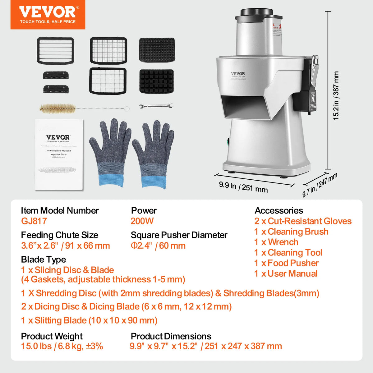 Succebuy Electric Vegetable Slicer In Food Cutter Vegetable