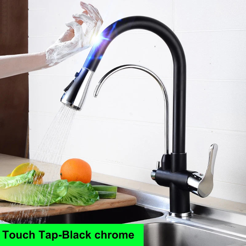 White Touch On Filter Faucets Ways Cold Pure