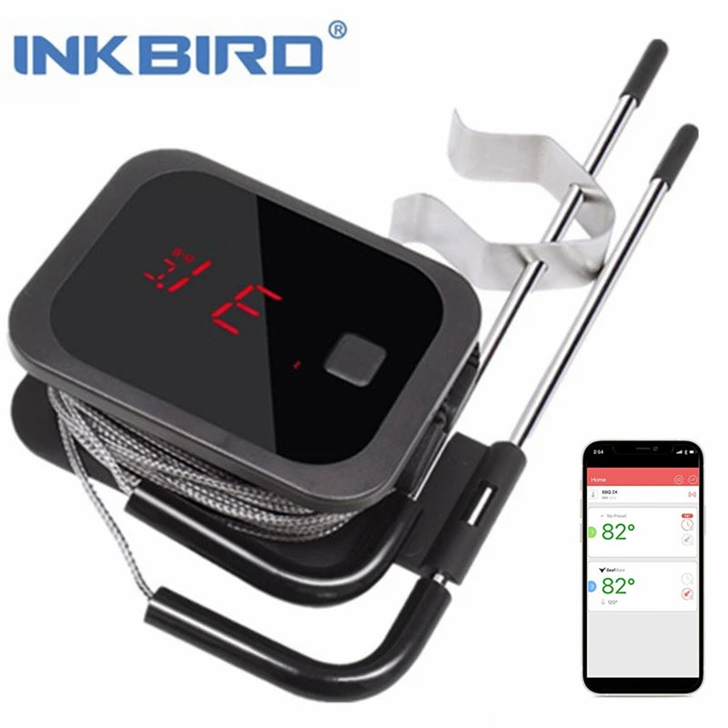 Inkbird Ibt-26s Wireless Meat Thermometer Wifi Digital Grill