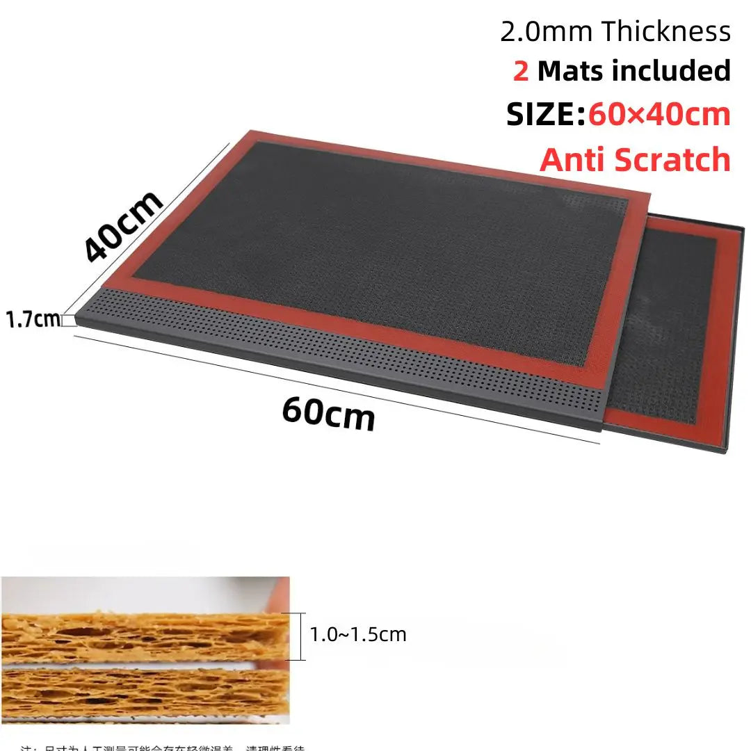 Puff Pastry Baking Tray Mille Feuille Rectangular Pastry