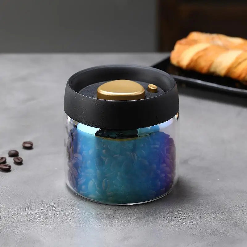 Vacuum Sealed Tank Coffee Bean Glass Sealed Jar