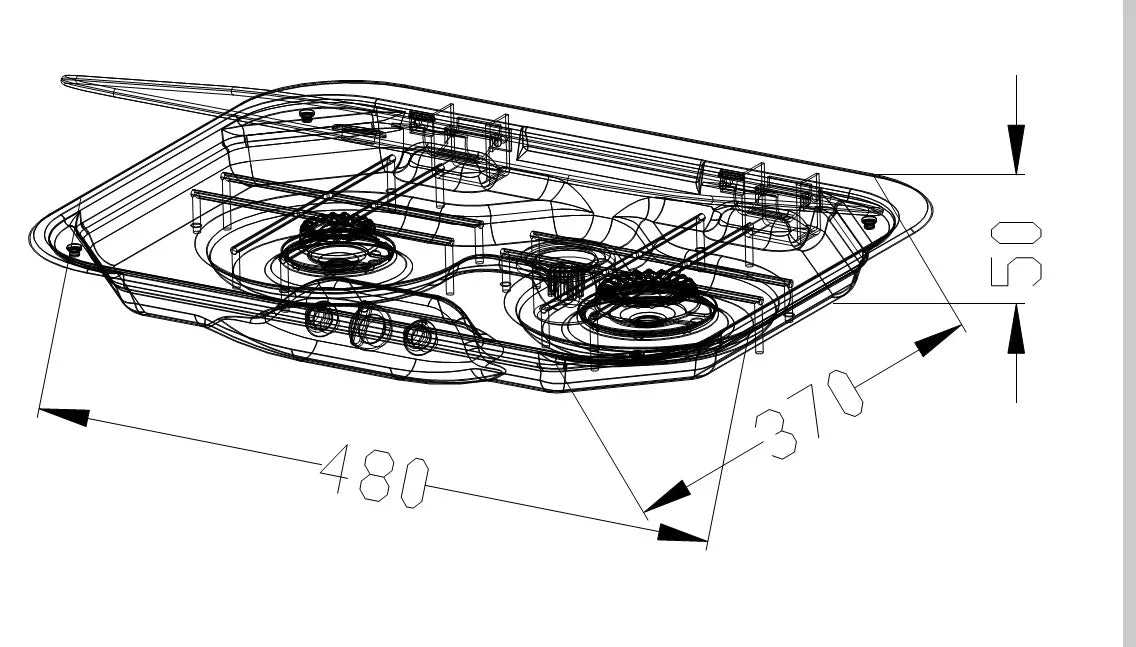 Irv Caravan Burners Gas Rv Stove Stainless Steel