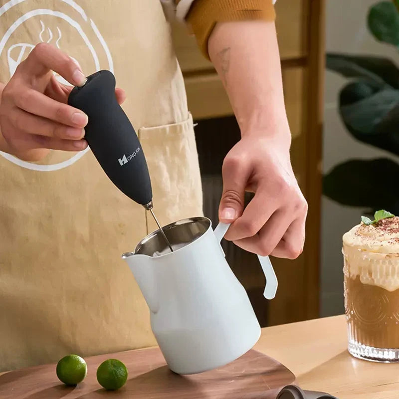Mini Electric Milk Foamer Blender Wireless Coffee Whisk