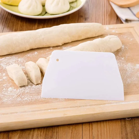 Baking Plastic Scraper Diy Pastry Cream Spatula Trapezoidal