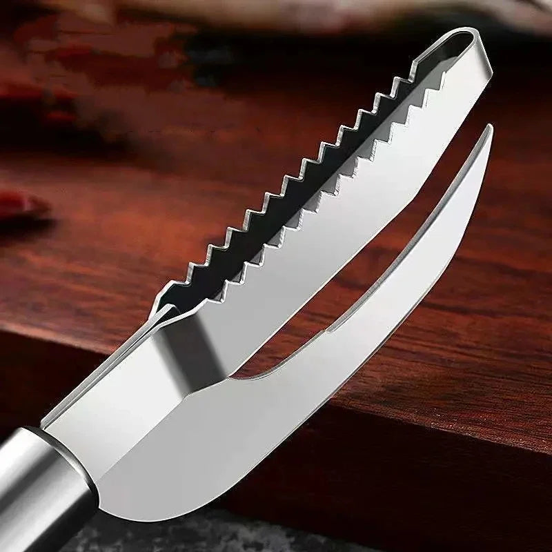 Stainless Steel In Fish Scale Knife Cut/Scrape/Digging Fish