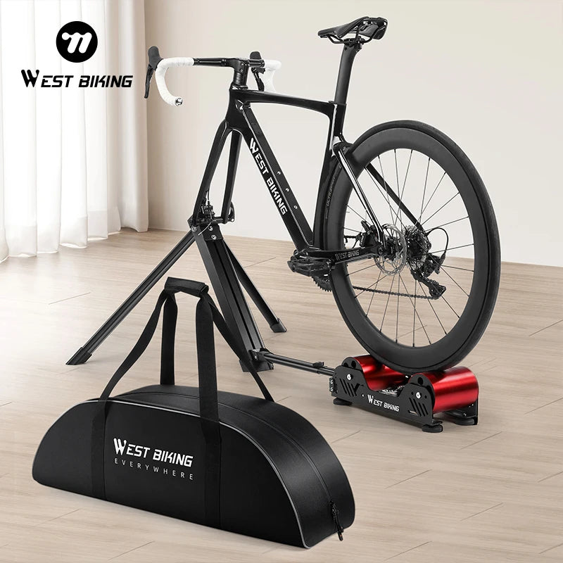 West Biking Bicycle Magnetic Resistance Roller Training Stand