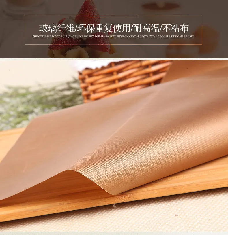Anti Stick Baking Oilcloth Teflon High Temperature Resistance