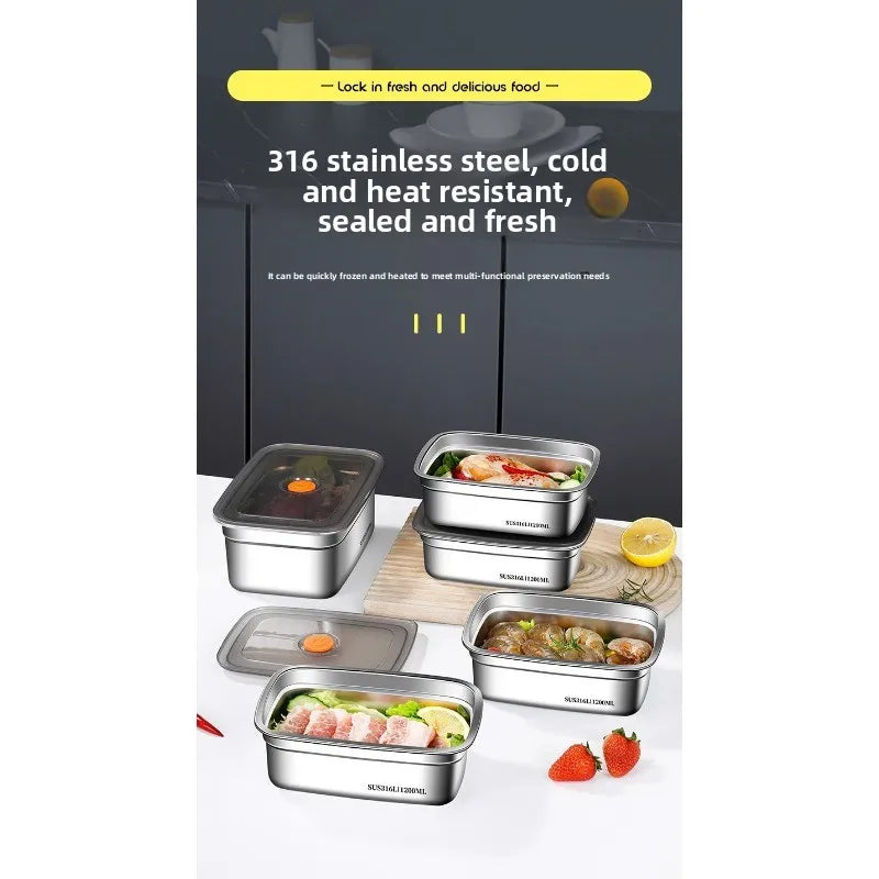 Food Grade 316 Stainless Steel Airtight Container Lid