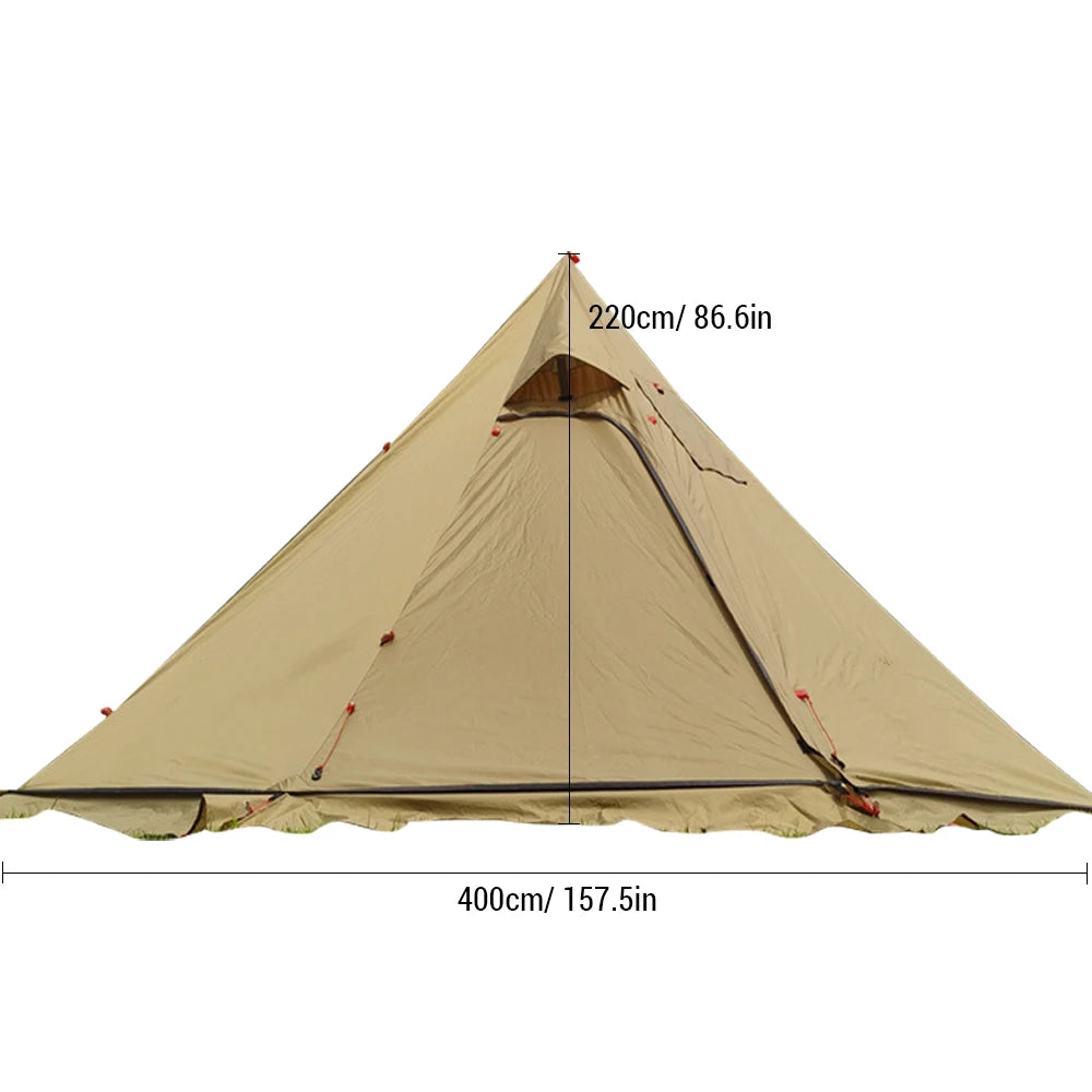 4-6 People Tipi Tent Stove Jack 400pro Camping