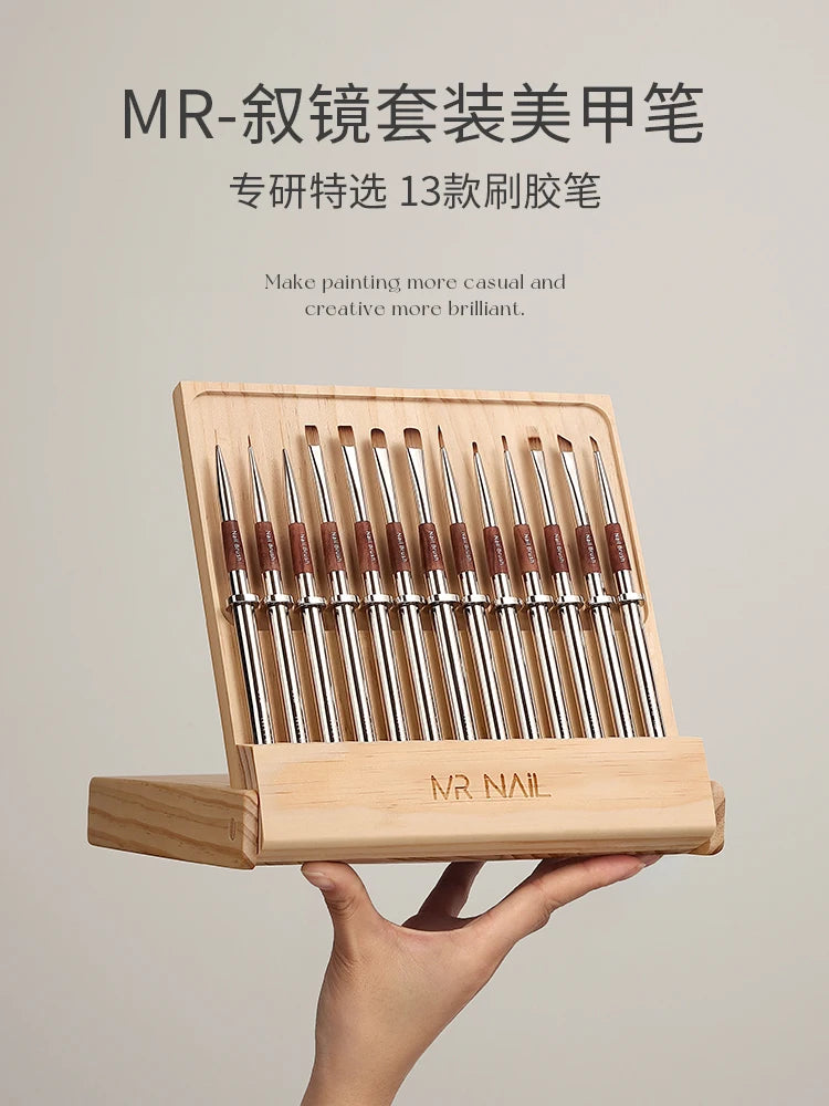 Mr Nail Professional Nail Art Brush Large Square