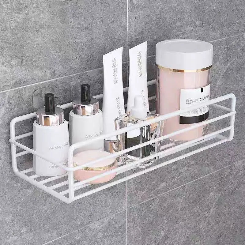 Bathroom Storage Rack Organizer Shelf Black Shelves Corner