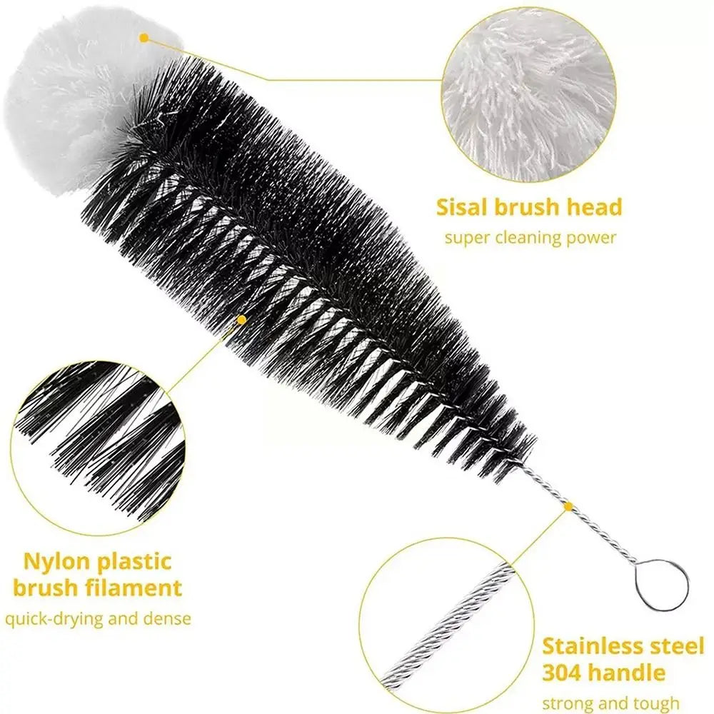 Soda Stream Bottle Brush Beechwood Handle Glassware Jars