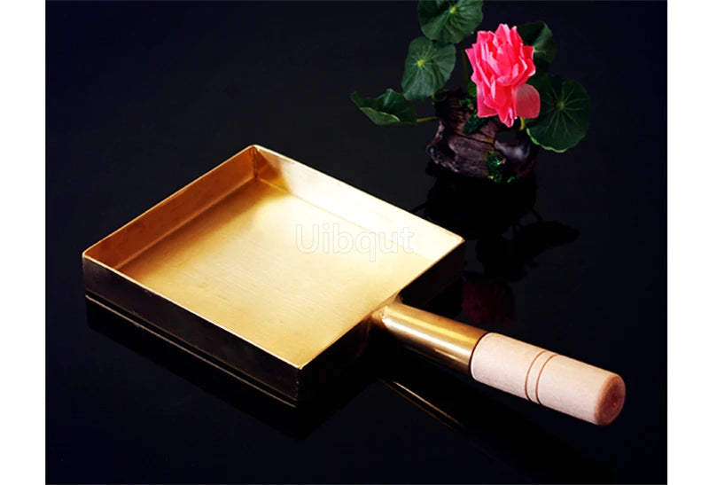 Brass Baking Tray Copper Frying Pan Square Pan