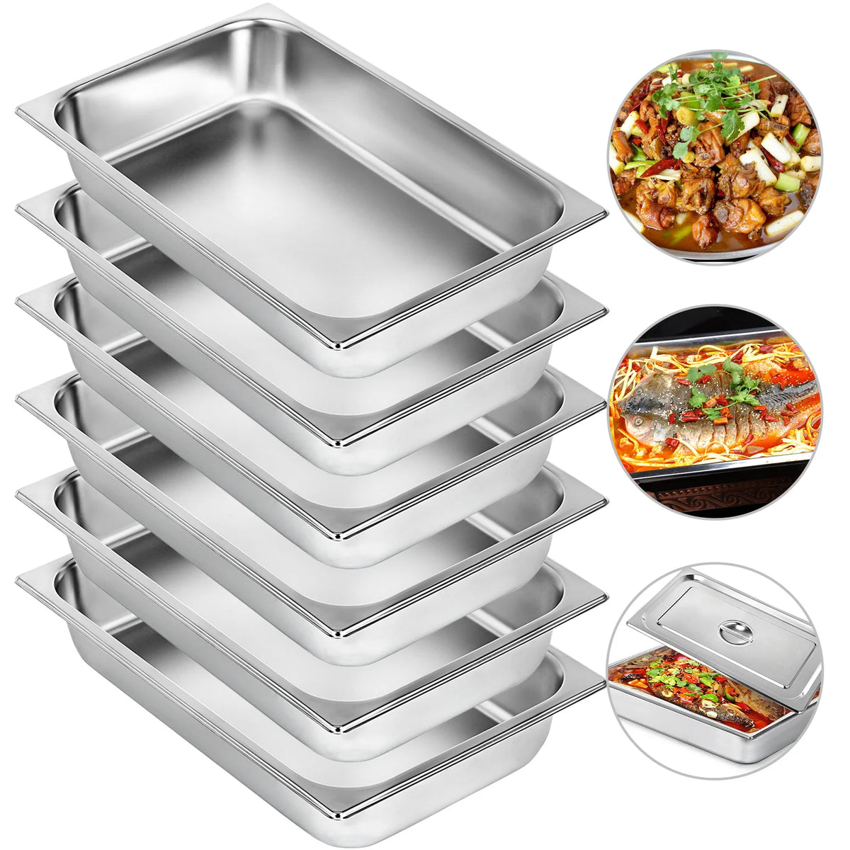 Succebuy 5l-20 5l Buffet Chafing Dishes Gastronorm Pans