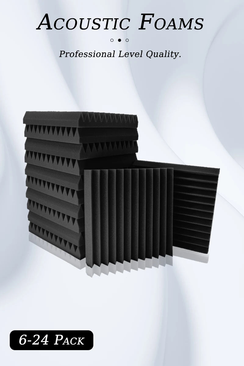 Touo Panel Soundproofing 6-48 Pack Studio Acoustic Foam
