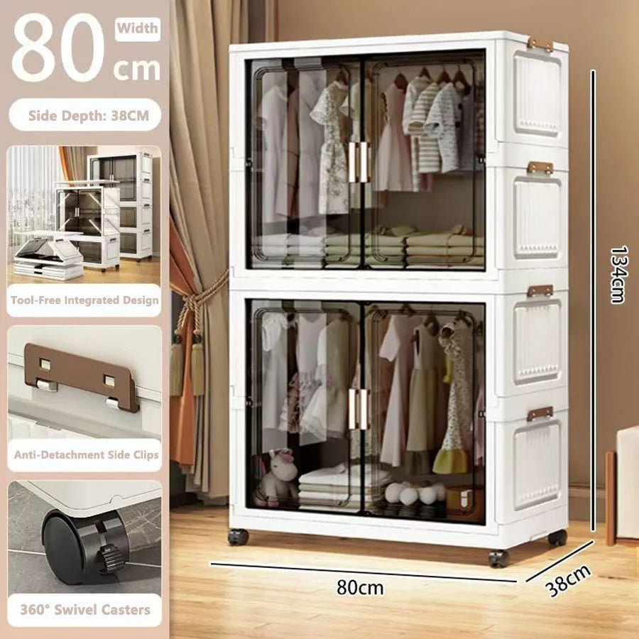 Storage Cabinet Folding Storage Box Living Room Toy