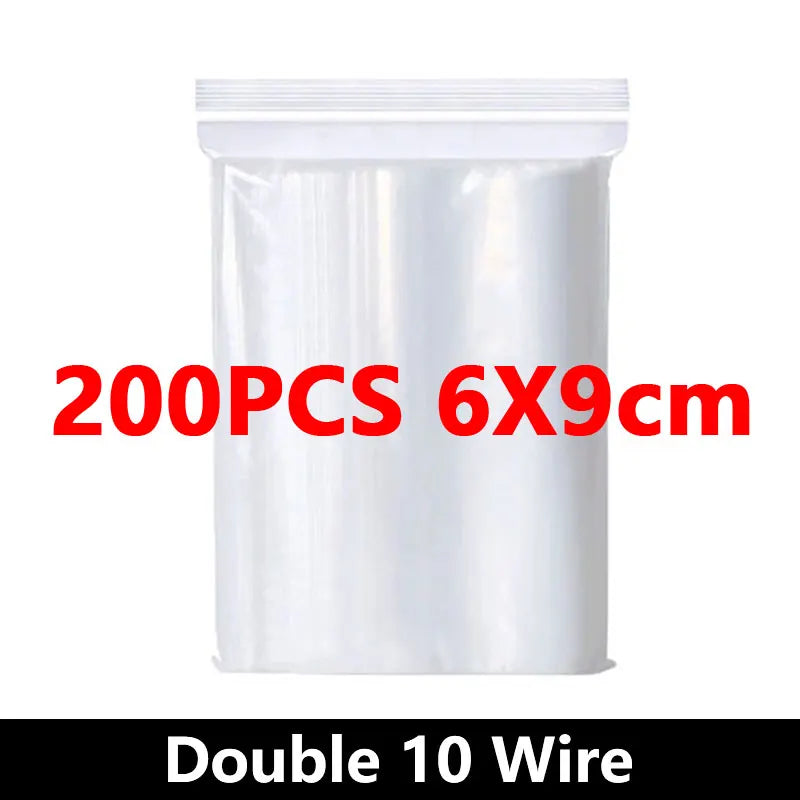 Small Zip Lock Plastic Bags Reclosable Transparent Bag