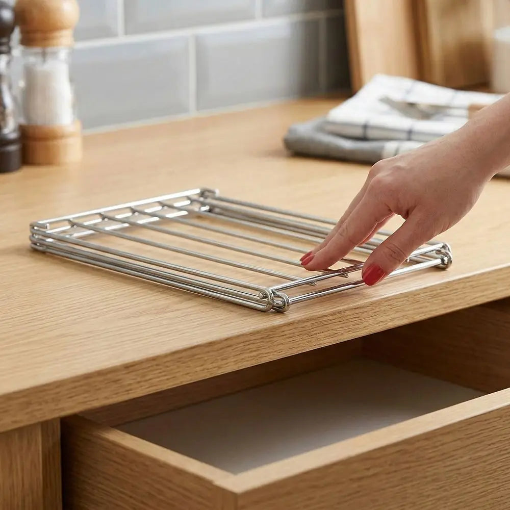 Stainless Steel Dishcloth Hanging Shelf Foldable Design Rag