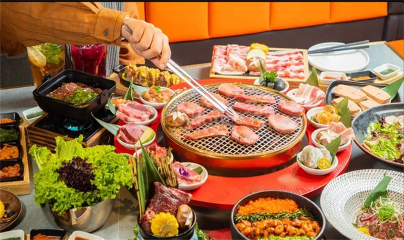15 To 60cm Smooth Barbecue Round Hole Cooling